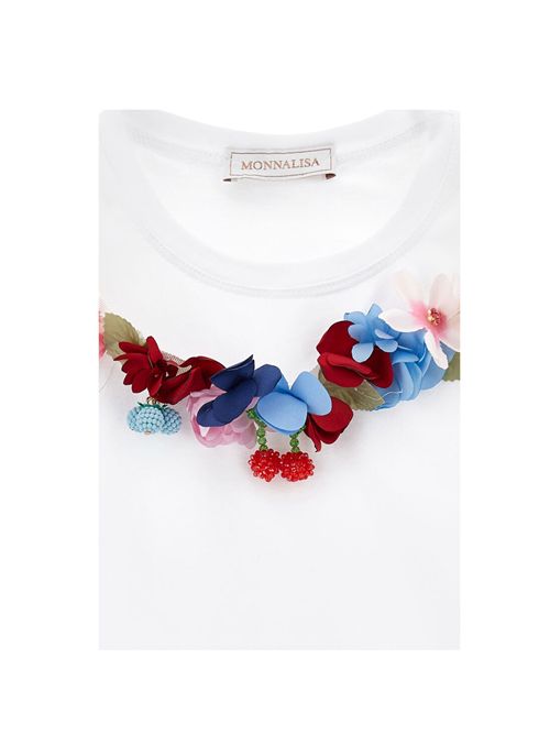 T-shirt, bambina, logata. MONNALISA | 11E628 52020099